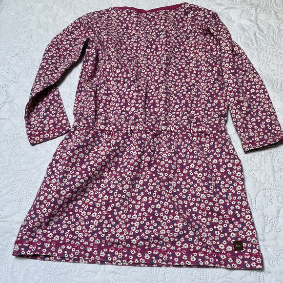 Tea Collection Ditsy Drawstring Dress Size 7 - Picture 4 of 5